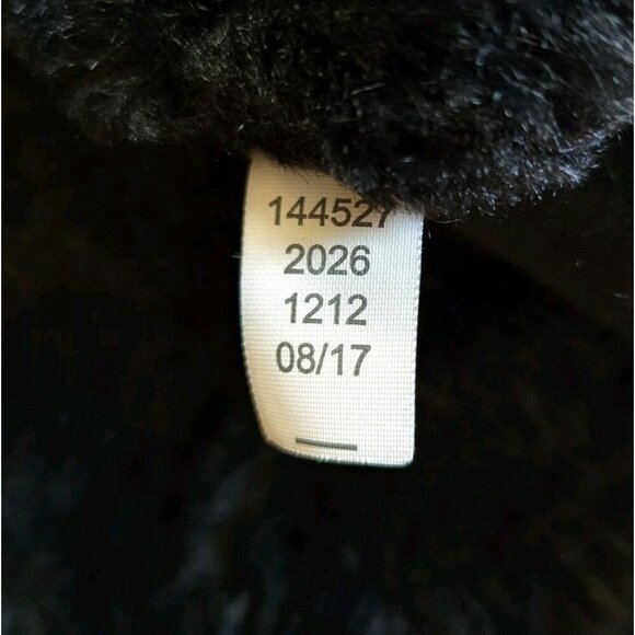 90 Degree by Reflex Zip Fleece Hooded Track Jacket Large Black Womens Faux Fur - Picture 6 of 8